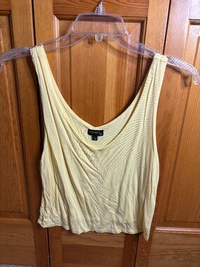 Originality Pale Yellow Tank Top (Size L)